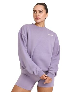 Oner Active Foundations Sweatshirt With Printed Graphic Purple Women's Small